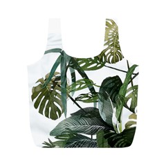 Botanical Illustration Palm Leaf Full Print Recycle Bag (m) by Mariart