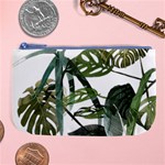 Botanical Illustration Palm Leaf Large Coin Purse Front