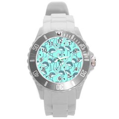 Bird Flemish Picture Round Plastic Sport Watch (l) by Mariart