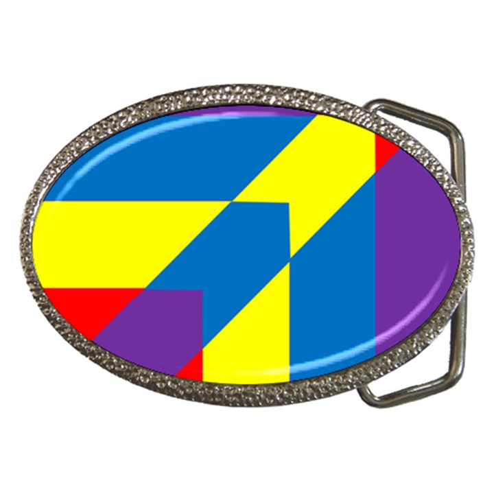 Colorful Red Yellow Blue Purple Belt Buckles