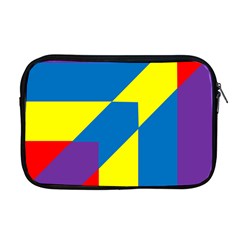 Colorful Red Yellow Blue Purple Apple Macbook Pro 17  Zipper Case by Mariart