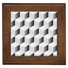 Cube Isometric Framed Tiles by Mariart