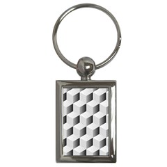 Cube Isometric Key Chains (rectangle)  by Mariart