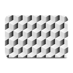 Cube Isometric Plate Mats by Mariart