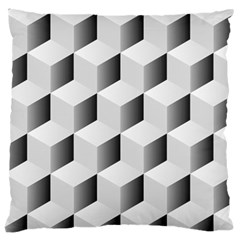 Cube Isometric Large Cushion Case (two Sides) by Mariart