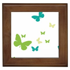 Butterfly Framed Tiles by Mariart