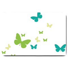 Butterfly Large Doormat  by Mariart