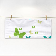 Butterfly Hand Towel by Mariart