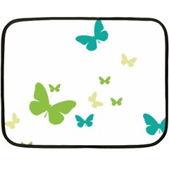 Butterfly Fleece Blanket (mini) by Mariart