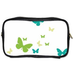 Butterfly Toiletries Bag (two Sides) by Mariart