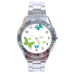 Butterfly Stainless Steel Analogue Watch by Mariart