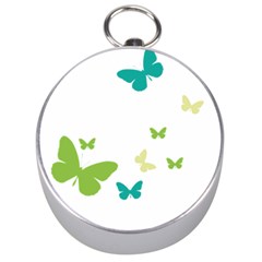 Butterfly Silver Compasses by Mariart