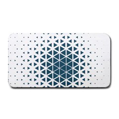 Business Blue Triangular Pattern Medium Bar Mats by Mariart