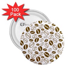 Coffee Beans Vector 2 25  Buttons (100 Pack)  by Mariart