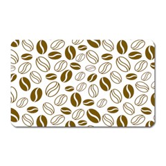 Coffee Beans Vector Magnet (rectangular) by Mariart