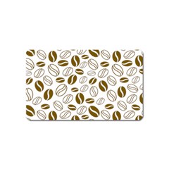 Coffee Beans Vector Magnet (name Card) by Mariart