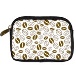 Coffee Beans Vector Digital Camera Leather Case Front