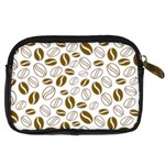 Coffee Beans Vector Digital Camera Leather Case Back