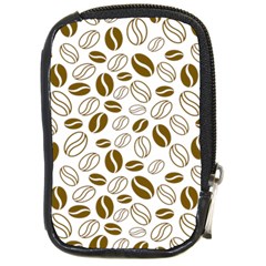 Coffee Beans Vector Compact Camera Leather Case by Mariart