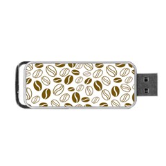 Coffee Beans Vector Portable Usb Flash (two Sides) by Mariart