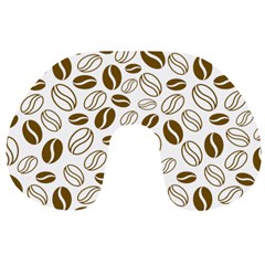 Coffee Beans Vector Travel Neck Pillows by Mariart