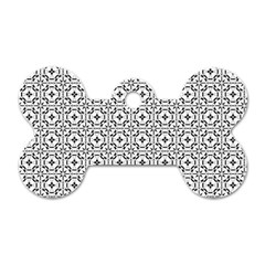 Decorative Ornamental Dog Tag Bone (one Side) by Mariart