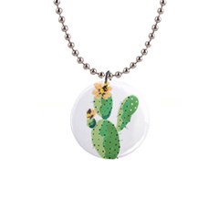 Cactaceae Thorns Spines Prickles 1  Button Necklace by Mariart