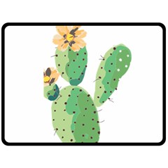 Cactaceae Thorns Spines Prickles Fleece Blanket (large)  by Mariart