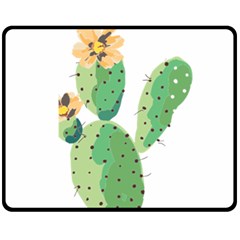 Cactaceae Thorns Spines Prickles Fleece Blanket (medium)  by Mariart