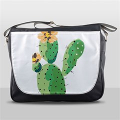 Cactaceae Thorns Spines Prickles Messenger Bag by Mariart