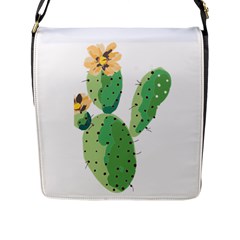 Cactaceae Thorns Spines Prickles Flap Closure Messenger Bag (l) by Mariart