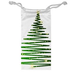 Christmas Tree Spruce Jewelry Bag by Mariart