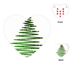 Christmas Tree Spruce Playing Cards (heart) by Mariart