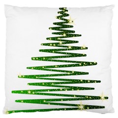 Christmas Tree Spruce Large Cushion Case (one Side) by Mariart