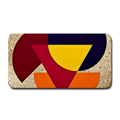 Circle Half Circle Colorful Medium Bar Mats by Mariart