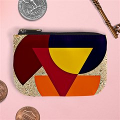 Circle Half Circle Colorful Mini Coin Purse by Mariart