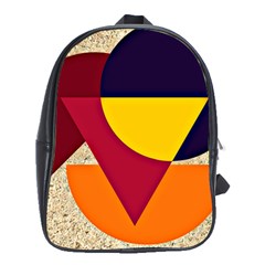 Circle Half Circle Colorful School Bag (xl) by Mariart