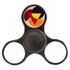 Circle Half Circle Colorful Finger Spinner by Mariart