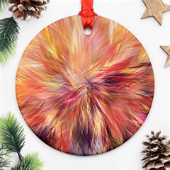 Color Background Structure Lines Ornament (round) by Mariart