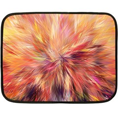 Color Background Structure Lines Double Sided Fleece Blanket (mini)  by Mariart