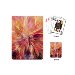 Color Background Structure Lines Playing Cards (mini) by Mariart