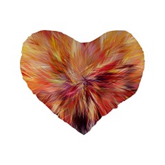 Color Background Structure Lines Standard 16  Premium Heart Shape Cushions by Mariart