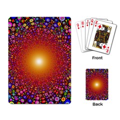 Color Background Structure Lines Polka Dots Playing Cards Single Design by Mariart