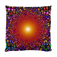 Color Background Structure Lines Polka Dots Standard Cushion Case (one Side) by Mariart