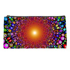 Color Background Structure Lines Polka Dots Pencil Cases by Mariart