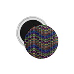 Decorative Ornamental Abstract Wave 1.75  Magnets Front