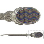 Decorative Ornamental Abstract Wave Letter Opener Front