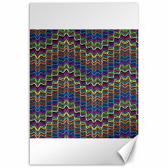 Decorative Ornamental Abstract Wave Canvas 24  X 36  by Mariart