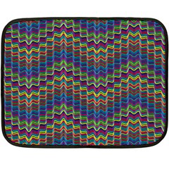 Decorative Ornamental Abstract Wave Fleece Blanket (mini) by Mariart