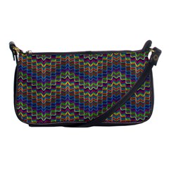 Decorative Ornamental Abstract Wave Shoulder Clutch Bag by Mariart